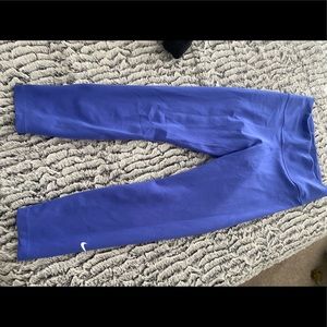 Bright blue/purple Nike leggings